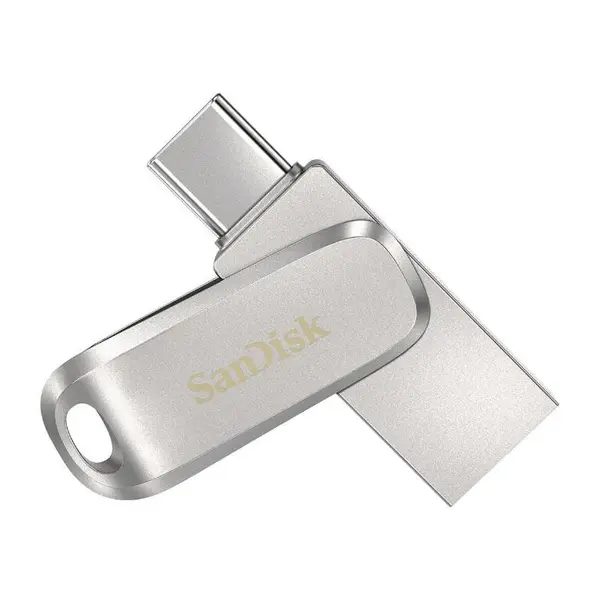 Memorie USB Sandisk Ultra® Luxe Dual Drive 128GB, USB 3.1/USB Type-C, Metal