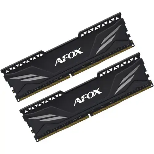 Memorii AFOX Gaming 16GB DDR4 3200MHz CL16 Dual Channel Kit Black