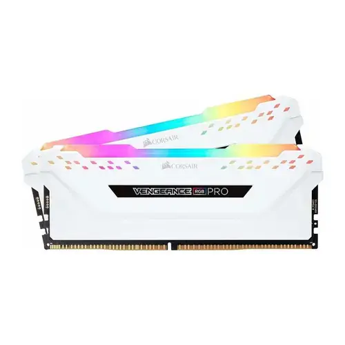 Memorii Corsair Vengeance RGB PRO White 32GB(2x16GB) DDR4 2666MHz CL16 Dual Channel Kit