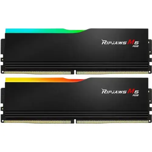 Memorii G.Skill Ripjaws M5 RGB Black Intel XMP 3.0, 32GB (2x16GB), DDR5-5200MHz, CL40, Dual Channel