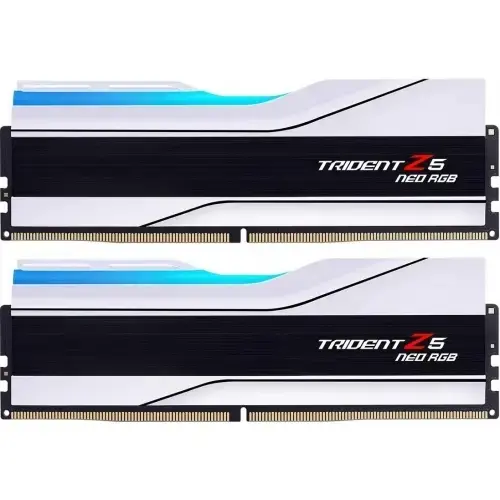 Memorii G.Skill Trident Z5 Neo RGB White AMD EXPO 64GB, DDR5-6000MHz, CL30, Dual Channel