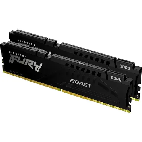 Memorii Kingston Fury Beast 128GB DDR5 5600MHz CL36 Dual Channel Kit Black