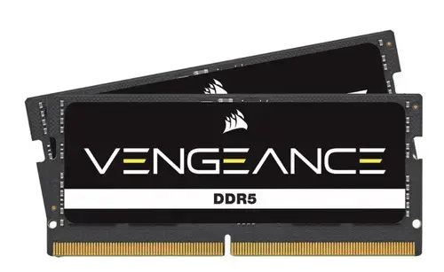 Memorii laptop Corsair Vengeance 32GB (2x16GB) DDR5, 4800MHz, CL40 (Negru)