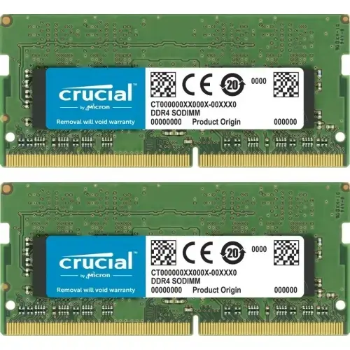 Memorii laptop SODIMM Crucial 32GB (2x 16GB), DDR4-3200MHz, CL22, Dual Channel