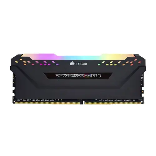 Memorii Vengeance RGB PRO Black 16GB, DDR4, 3200MHz, CL16, 1.35V, Bulk