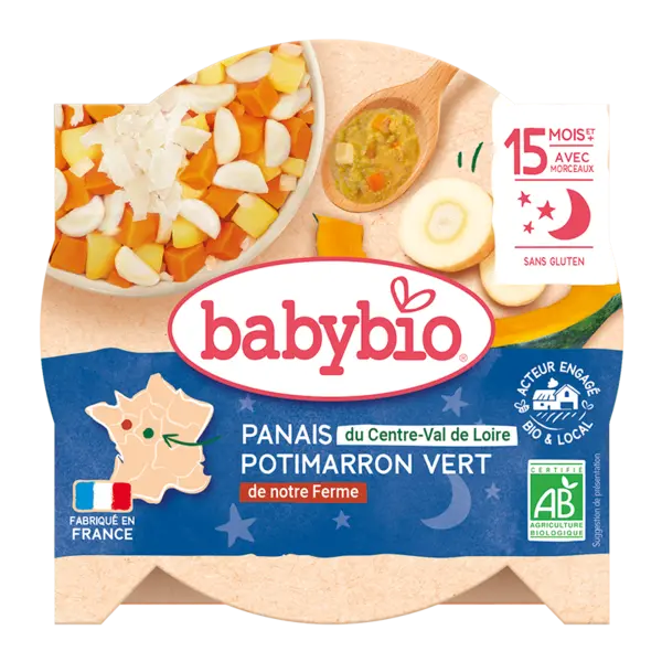 Meniu pastarnac si dovleac drome Bio, 260g, BabyBio