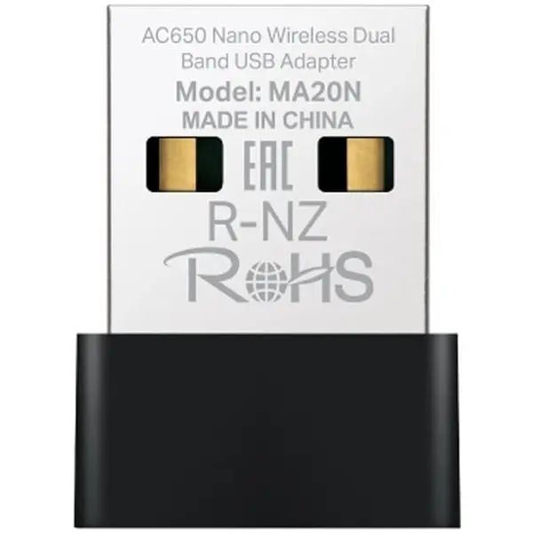 MERCUSYS Adaptor retea MERCUSYS, nano AC650, extern, wireless, Dual Band 200 + 433 Mbps, USB 2.0, 650 Mbps