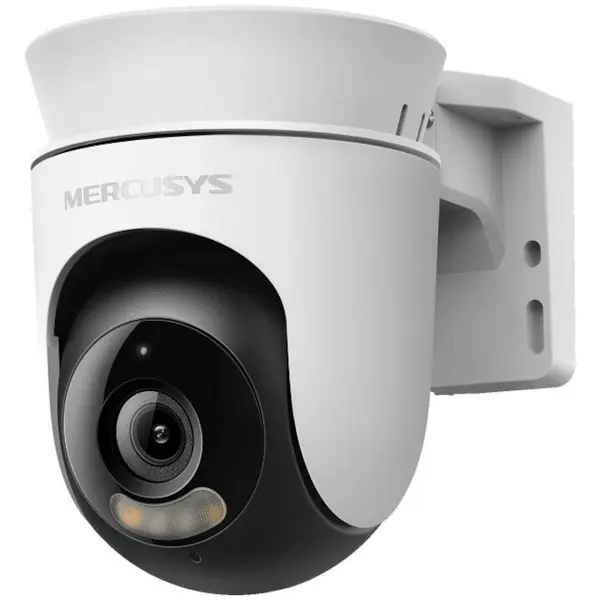MERCUSYS Camera de supraveghere Wireless Mercusys MC500 cu Pan/Tilt 360 grade, Full HD 1080P, Color Night Vision, Detectarea si urmarire persoane, Two-Way Audio, ONVIF, IP65
