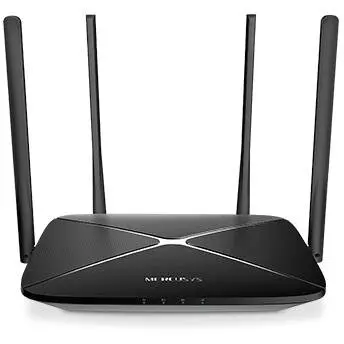 MERCUSYS Router wireless MERCUSYS Gigabit AC12G Dual-Band WiFi 5, Negru