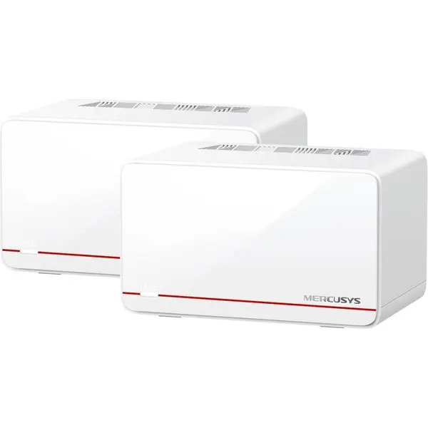 MERCUSYS Router wireless MERCUSYS Gigabit Halo H37BE, BE6500, Dual-Band, WiFi 7, 2.4 GHz - 688 Mbps, 5 GHz - 5760 Mbps, 2 bucati