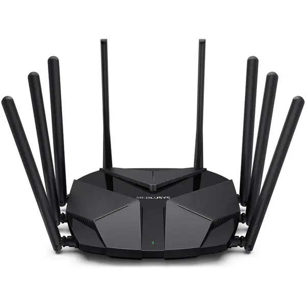MERCUSYS Router Wireless Mercusys MR90X, AX6000, Wi-Fi 6, Port 2.5 Gbps, Negru