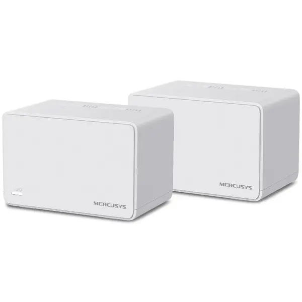 MERCUSYS Sistem Mesh Wi-Fi Mercusys Halo H80X(2-pack), AX3000, Dual-Band, Wi-Fi 6, cu acoperire completa pentru casa, Seamless Roaming, Control Parental