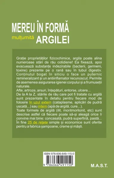 Mereu in forma multumita argilei | Cecile Baudet