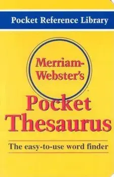 Merriam-Webster's Pocket Thesaurus, Paperback/Merriam-Webster