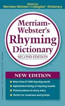 Merriam-Webster's Rhyming Dictionary, Paperback/Merriam-Webster
