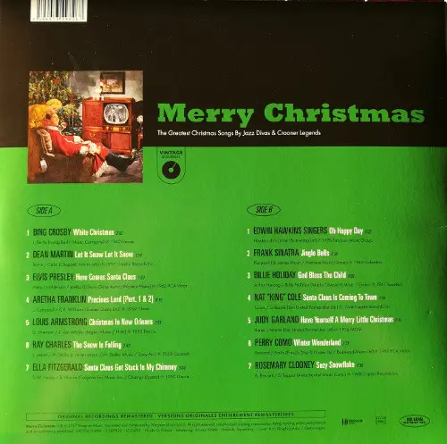 Merry Christmas (The Greatest Christmas Songs By Jazz Divas & Crooner Legends) - Vinyl | Various Artists