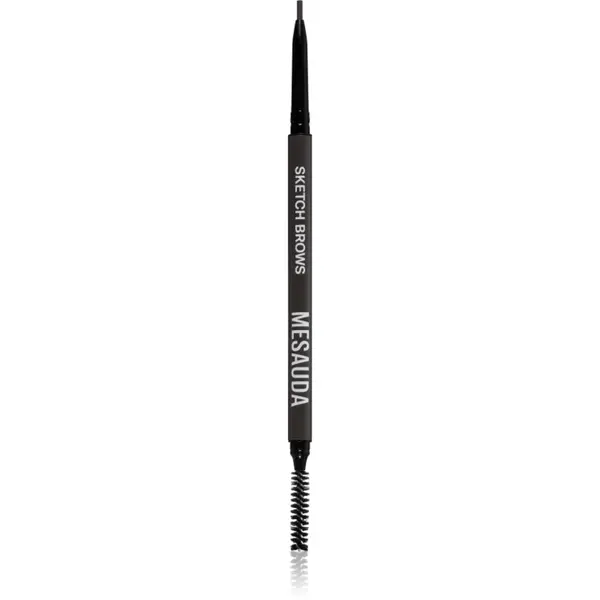 Mesauda Sketch Brows creion pentru sprancene cu pensula culoare 104 Dark 0.09 g