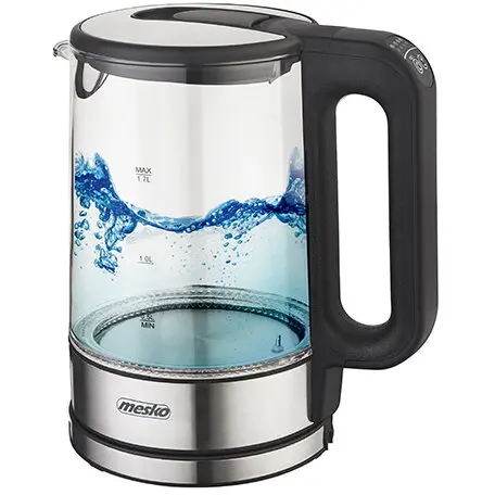 Mesko Fierbator electric Mesko MS 1301b, Putere 1850 W, Capacitate 1,7 L, Sticla-Negru