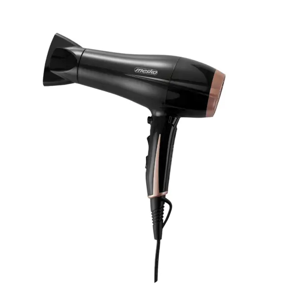 Mesko Uscator de par MESKO MS 2249, concentrator si functie Aer Cool Shot, 2000W, Negru