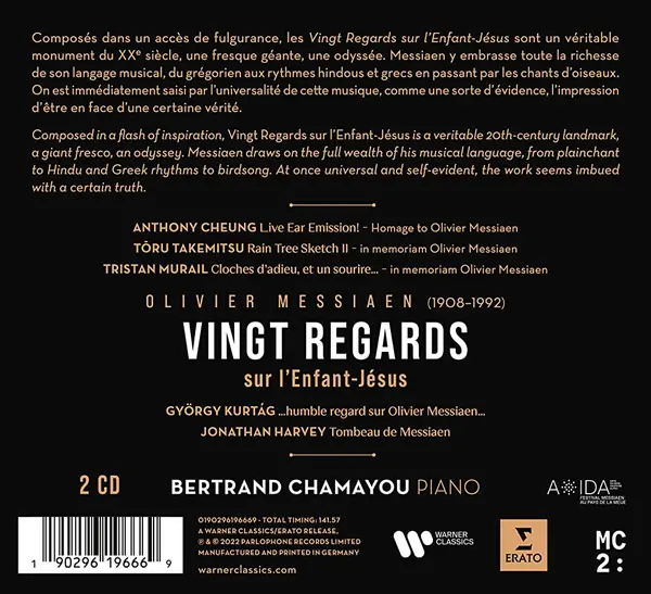 Messiaen: Vingt Regards sur l'Enfant-Jesus | Olivier Messiaen, Bertrand Chamayou