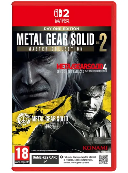 Metal Gear Solid Master Collection Vol. 2 Day One Edition Xbox Series S/X|PlayStation 4|Nintendo Switch|PC|PlayStation 5