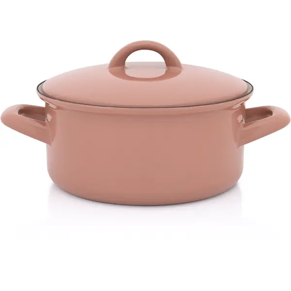 Metalac Cratita 1.5l cu capac Moka Metalacemail, 16cm, 1.5l
