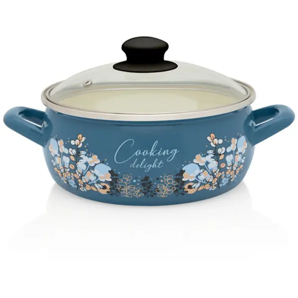 Metalac Cratita 2.9l capac sticla Cooking Delight Metalac email/20cm/2.9l