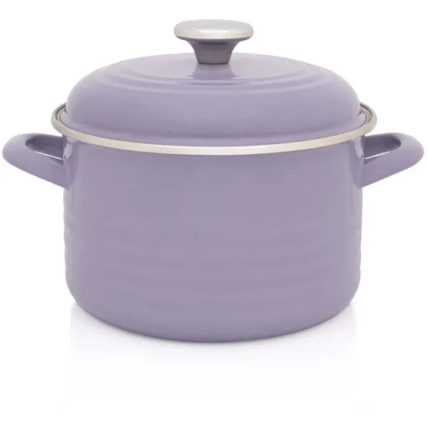 Metalac Oala cu capac Standard Metalacemail, 20cm, 4l, lila pastel