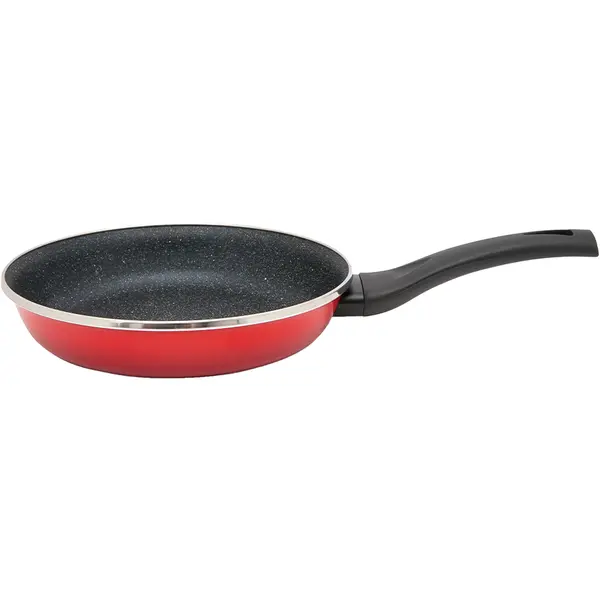 Metalac Tigaie 1.25l Granit Induction rosu Metalac email/22cm/1.25l