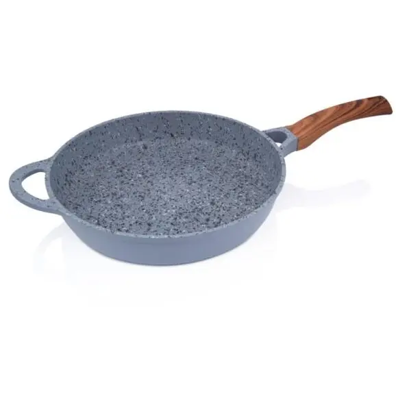 Metalac Tigaie cu maner auxiliar Metalac Gurmeo T04069, aluminiu, diametru 28 cm, Gri