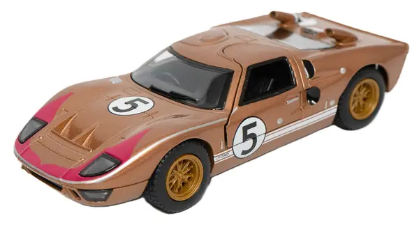 Metallică Kinsmart - 1966 Ford GT40 MKII, 1:32, maro