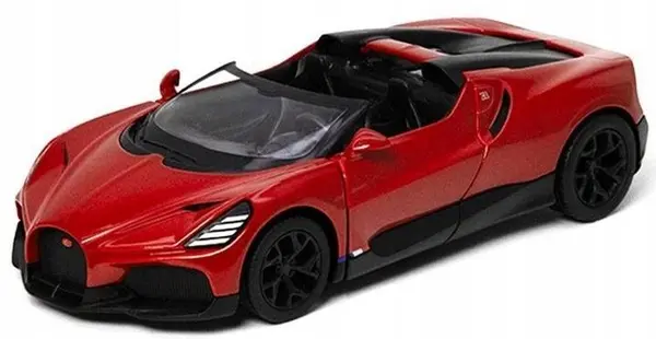 Metallică Kinsmart - Bugatti Mistral, 1:36, bordo