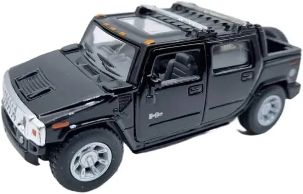 Metallică Kinsmart - Hummer H2, 1:36, neagră