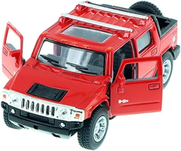 Metallică Kinsmart - Hummer H2, 1:36, roșie
