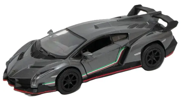 Metallică Kinsmart - Lamborghini Veneno, 1:36, grafit