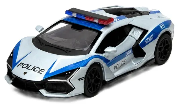 Metallică Kinsmart Police Edition - Lamborghini Revuelto, 1:38