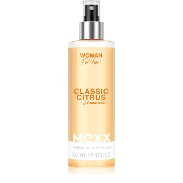 Mexx Woman Classic Citrus & Sandalwood New spray de corp racoritor pentru femei 250 ml