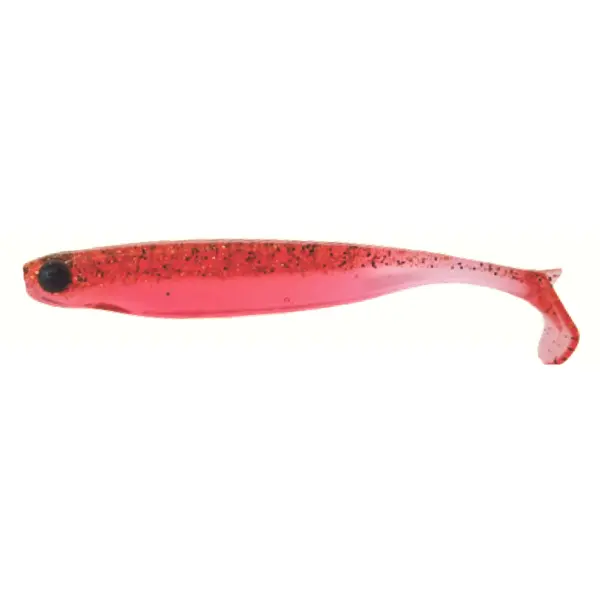 Mezashi Z-Tail Minnow 7.6cm Transparent Red