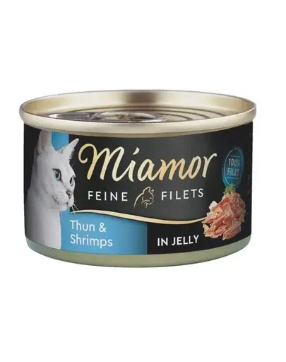 MIAMOR Feline Conserva hrana pisici, cu ton si creveti in sos propriu 100 g