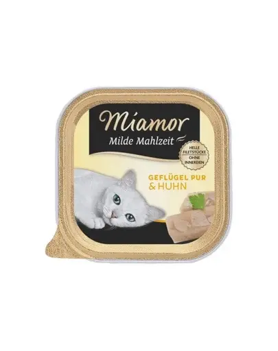 MIAMOR Milde Mahlzeit Poultry Pure&Chicken 100g hrana pisica, pasare si pui