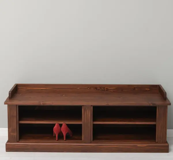 Mic mobilier hol cu spatii deschise - Culoare_P081 - LACUIT & VOPSIT cu finisaj Vopsit