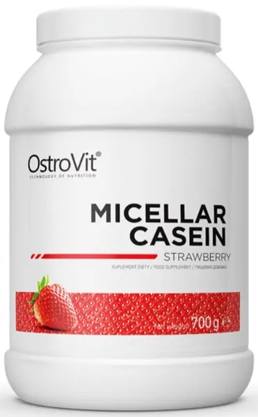 Micellar Casein, căpșună, 700 g, OstroVit