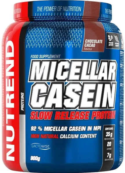Micellar Casein, ciocolată cu cacao, 2250 g, Nutrend