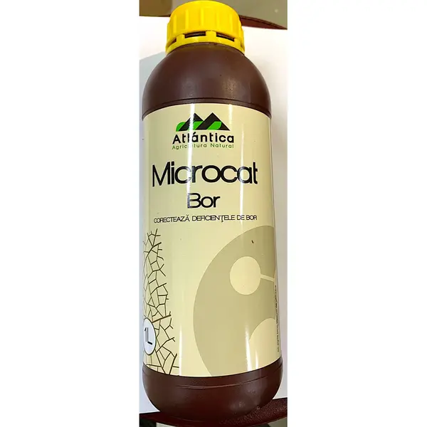 Microcat Bor 1L ingrasamant foliar pentru carente de Bor , Atlantica Agricola, contine Bor, Azot si aminoacizi (grau, porumb, rapita, floarea soarelui, cartof, soia, mazare, gazon, pomi fructiferi, vita de vie) - Default Title