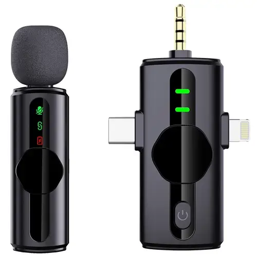 Microfon lavariera 3 in 1 Platinet PLMM11 (Negru)