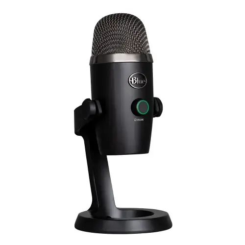 Microfon Profesional Blue Yeti Nano, USB, Gaming, Podcast, Streaming, Recording, Multi-Pattern, Negru
