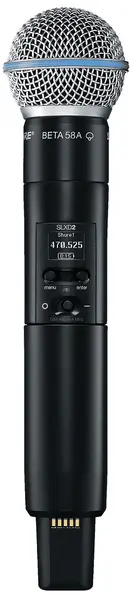 Microfon Shure - SLXD2/B58-K59, wireless, negru