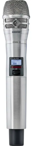 Microfon Shure - ULXD2/K8N-H51, fără fir, argintiu