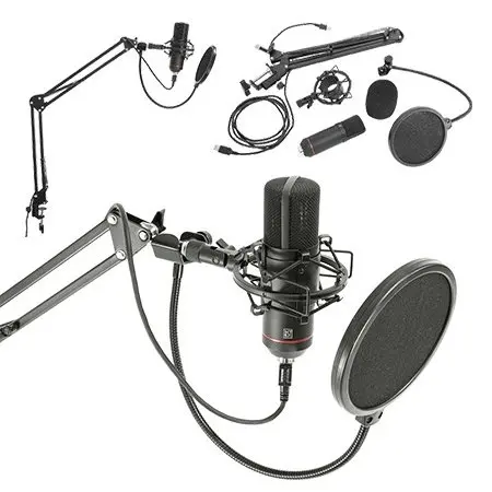 Microfon USB pentru streaming si podcast BST STM300-PLUS