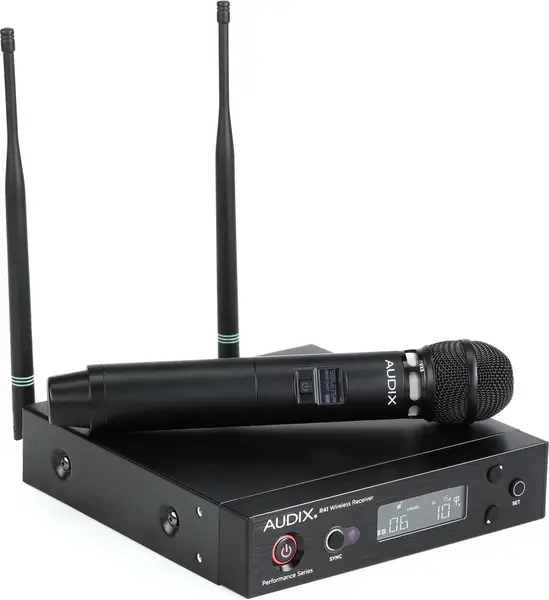 Microfon vocal cu receptor AUDIX - AP41 VX5A, negru